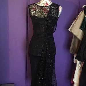 Black Vintage Style Cocktail dress by Tatyana